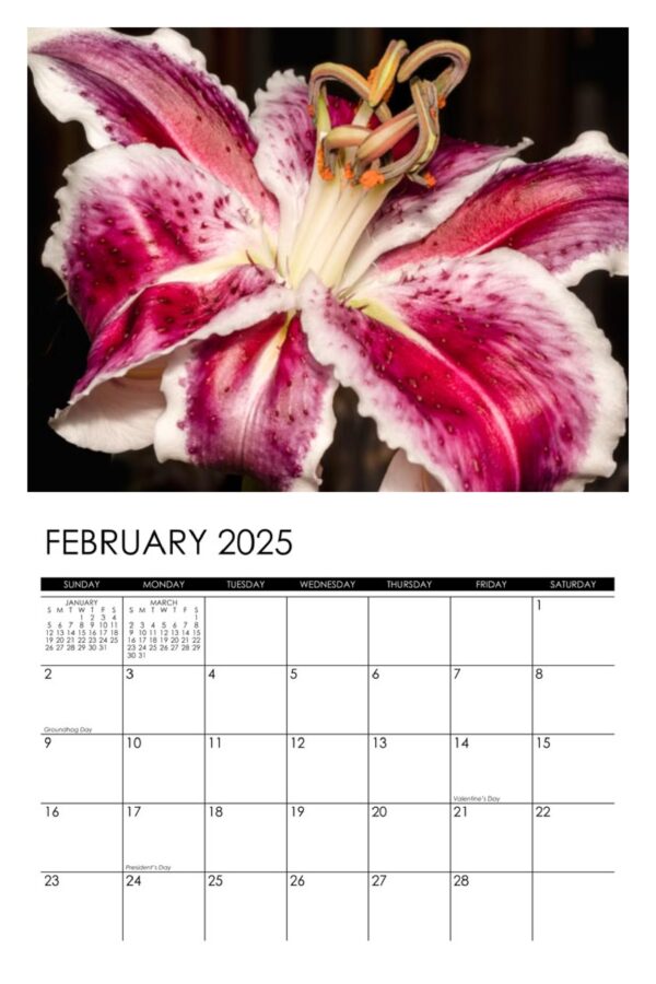 2025 Flowers Calendar - Image 3