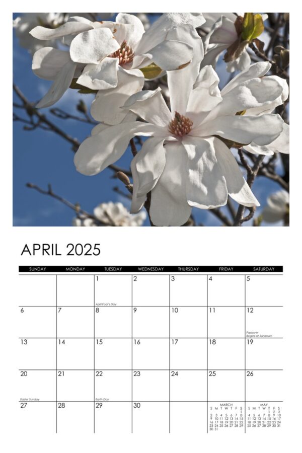 2025 Flowers Calendar - Image 5