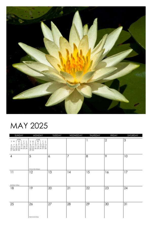 2025 Flowers Calendar - Image 6