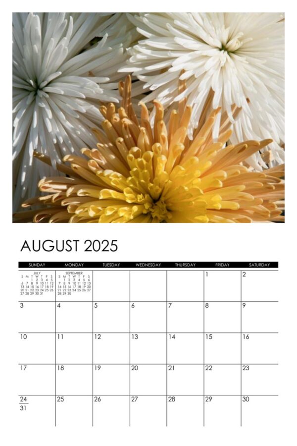2025 Flowers Calendar - Image 9